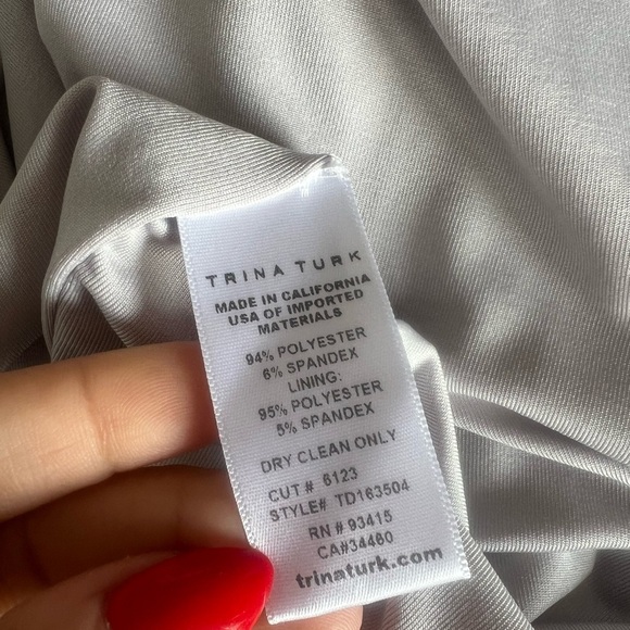 Trina Turk Kaylan Island Swirl Matte Jersey Dress – Size 0 - Picture 10 of 11